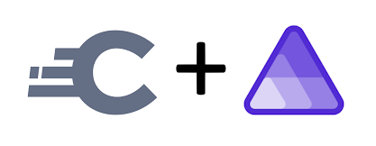 Curity Identity Server and .NET Aspire logos side by side